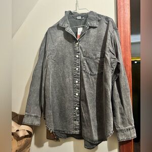 GAP Black Button Up